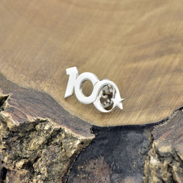 Gümüş Cumhuriyet 100. Yıl Rozet