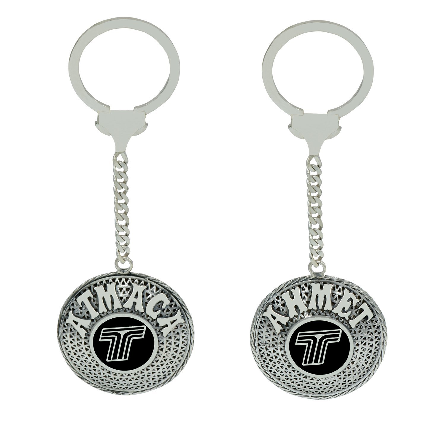 Gümüş Tofaş Armalı Telkari İsimli Anahtarlık