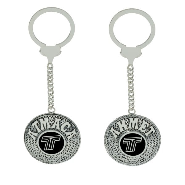 Gümüş Tofaş Armalı Telkari İsimli Anahtarlık