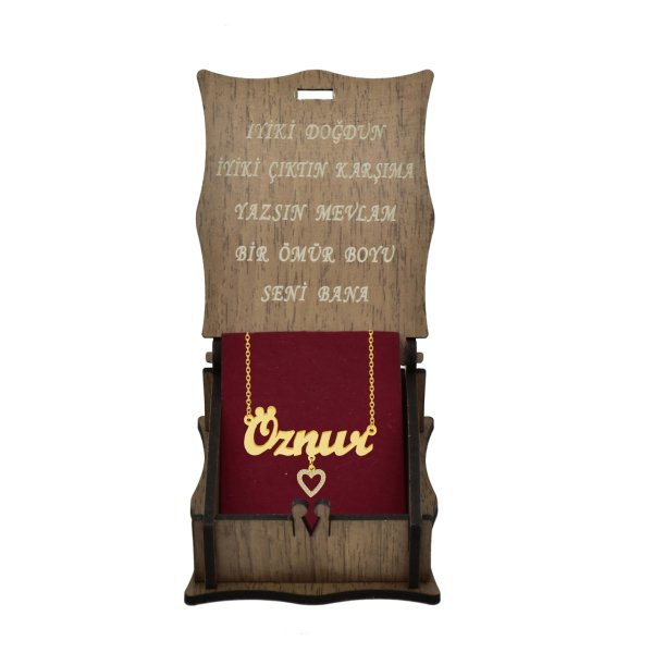 Gümüş Kalp Sallantı İsimli Kolye