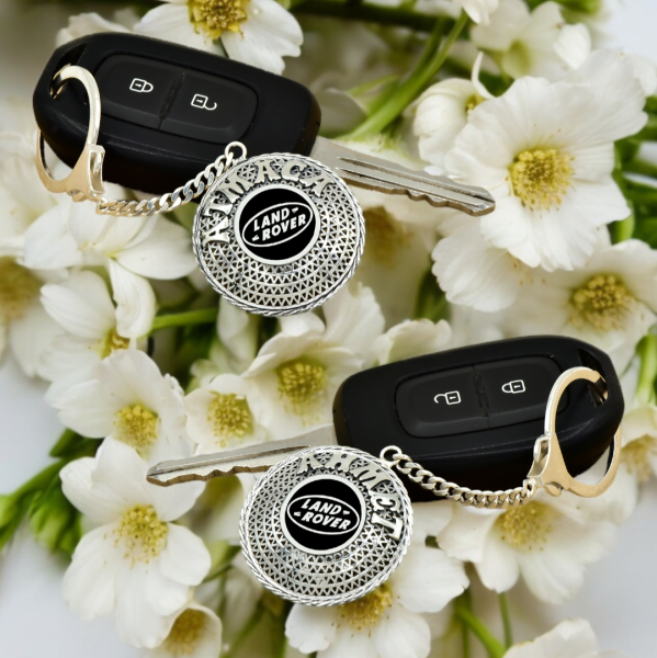 Gümüş Land Rover Armalı Telkari İsimli Anahtarlık