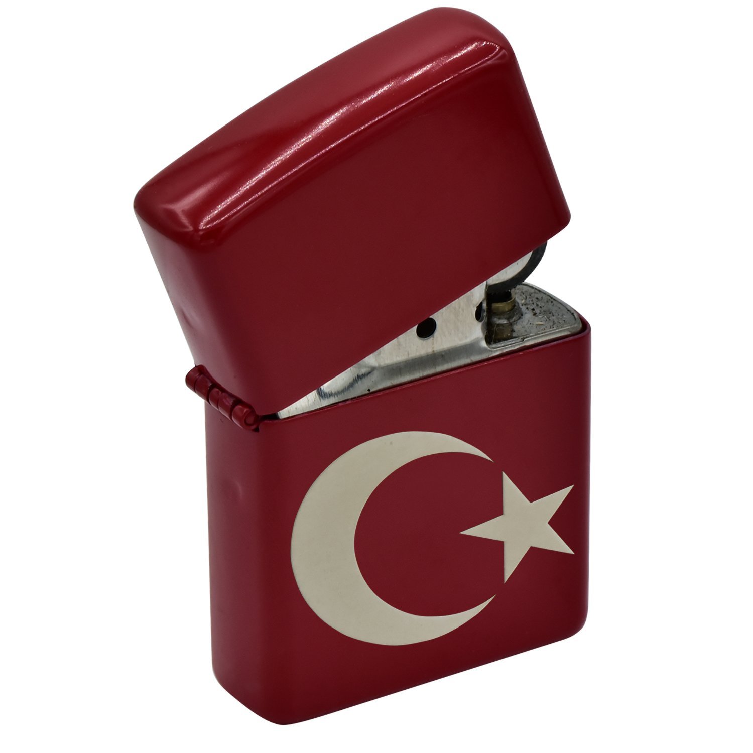 Metal Türk Bayraklı İsimli Çakmak