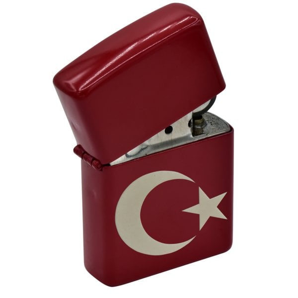 Metal Türk Bayraklı İsimli Çakmak