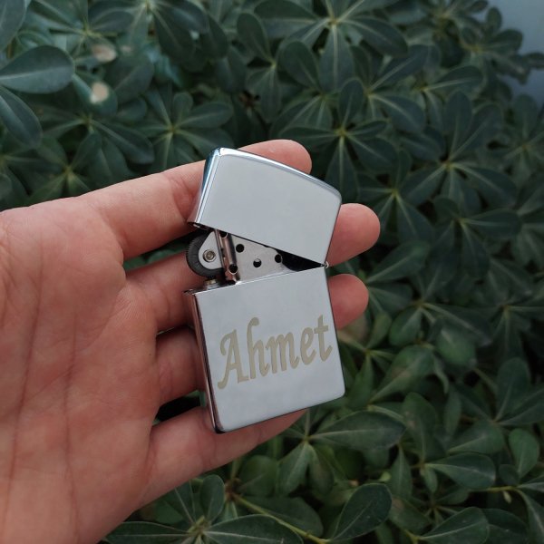 Metal Tuğralı İsimli Çakmak