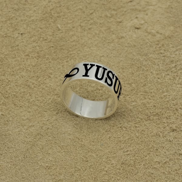Gümüş Sonsuzluk İsimli Erkek Yüzük