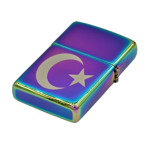 Metal İsimli Ayyıldız Armalı Çakmak