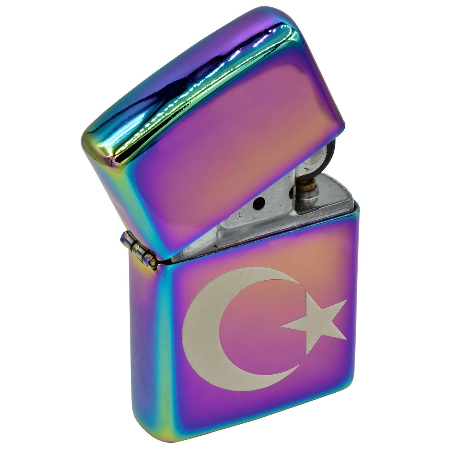 Metal İsimli Ayyıldız Armalı Çakmak