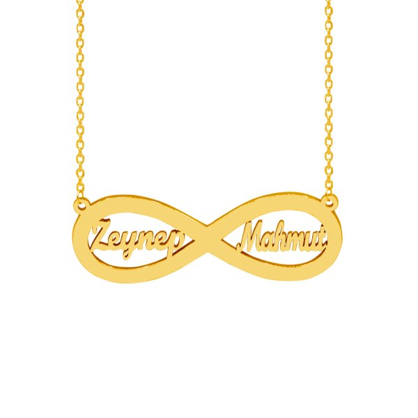 Gümüş Sonsuzluk İsimli Kolye