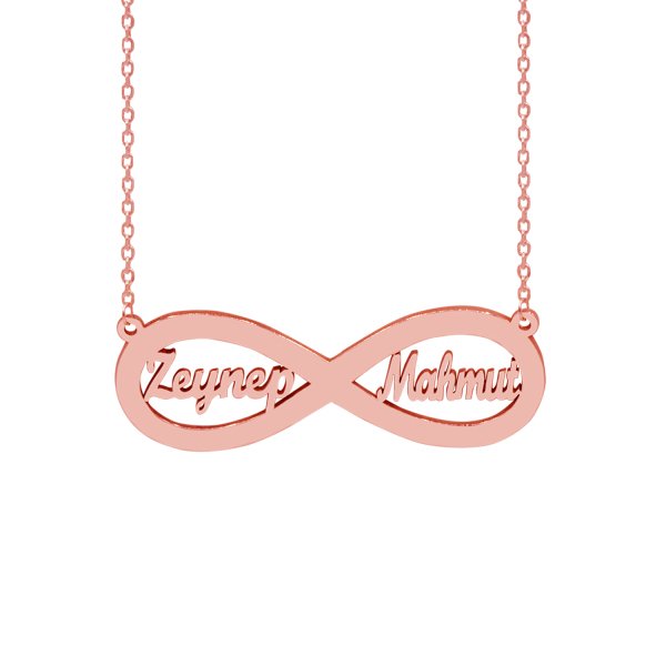 Gümüş Sonsuzluk İsimli Kolye
