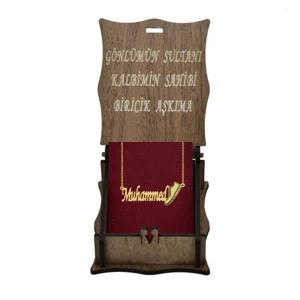 Gümüş Ayakkabı Tasarımlı İsimli Kolye