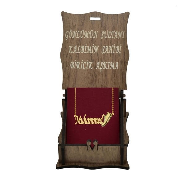 Gümüş Ayakkabı Tasarımlı İsimli Kolye