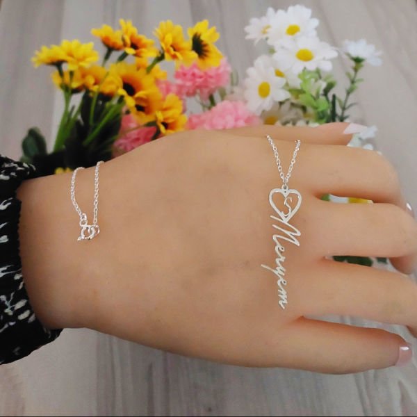 Gümüş İsimli İmza Kolye