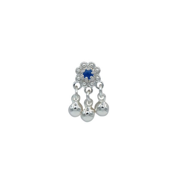 Gümüş Mavi Taşlı Hızma