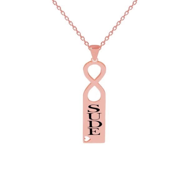 Gümüş Plaka İsimli Kolye