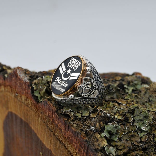 Gümüş Asker Uzman Çavuş Yüzük