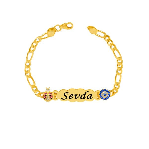 Gümüş İsimli Bebek Künyesi