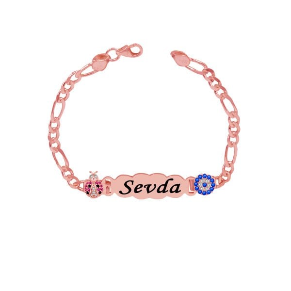 Gümüş İsimli Bebek Künyesi