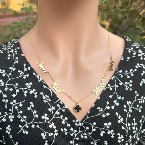 Gümüş 4 İsimli Kolye