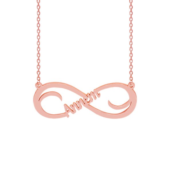 Gümüş Annem Yazılı Kolye