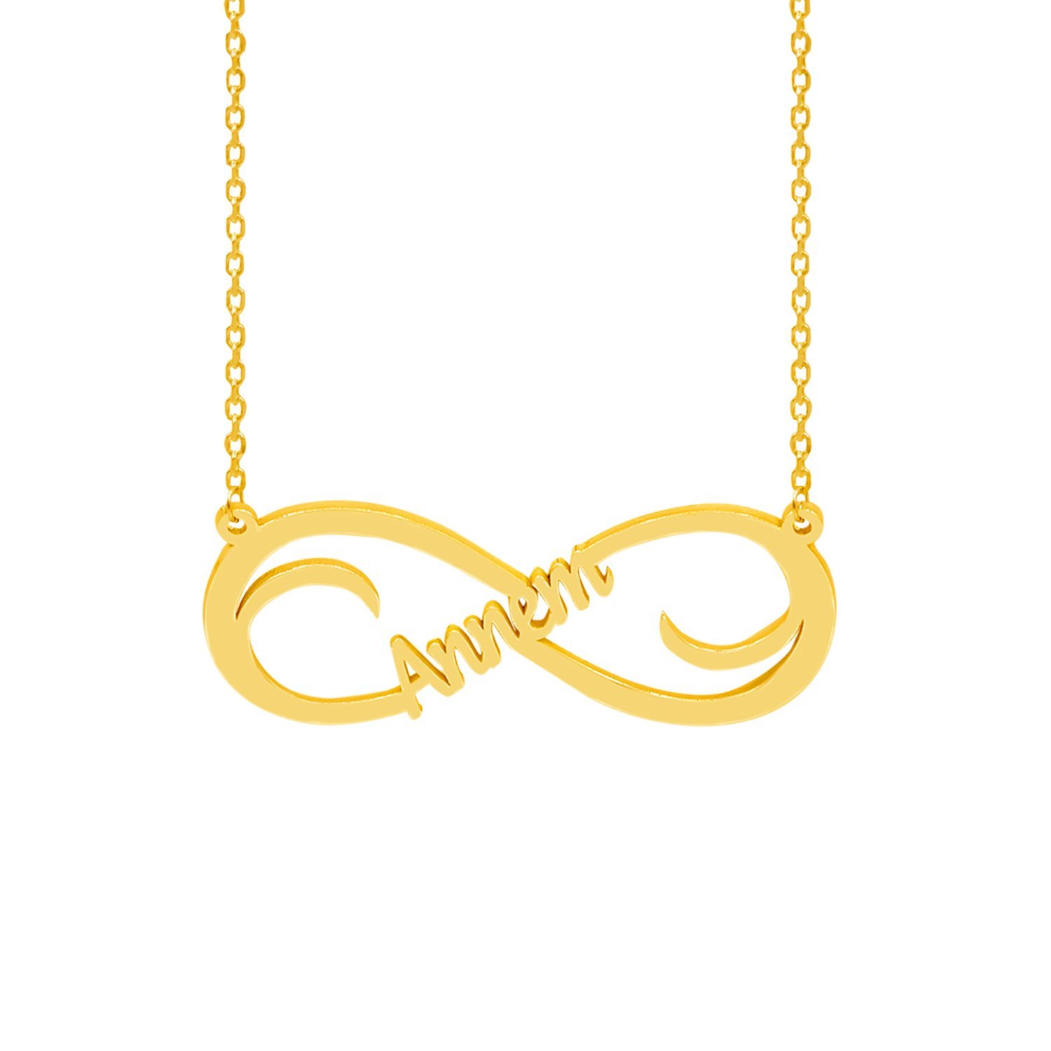 Gümüş Annem Yazılı Kolye