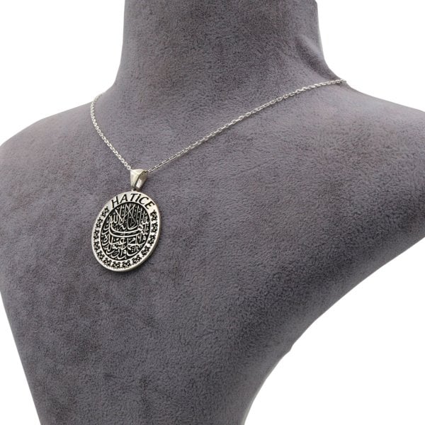 Gümüş Arapça Kelimei Tevhid İsimli Kolye