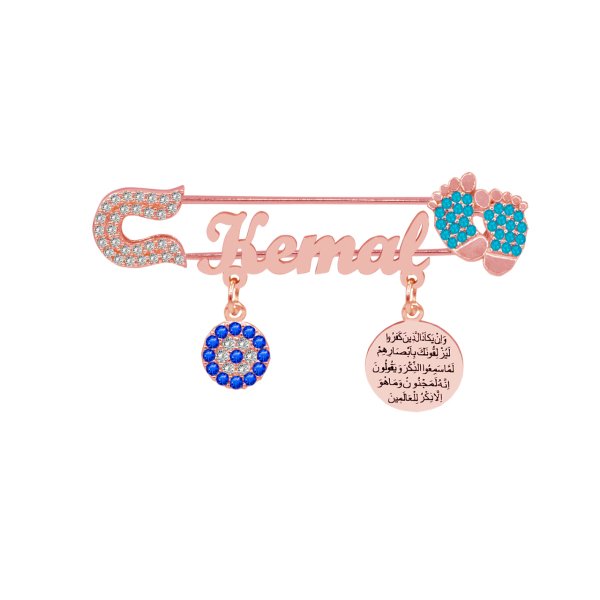 Gümüş İsimli Bebek Çatal İğne