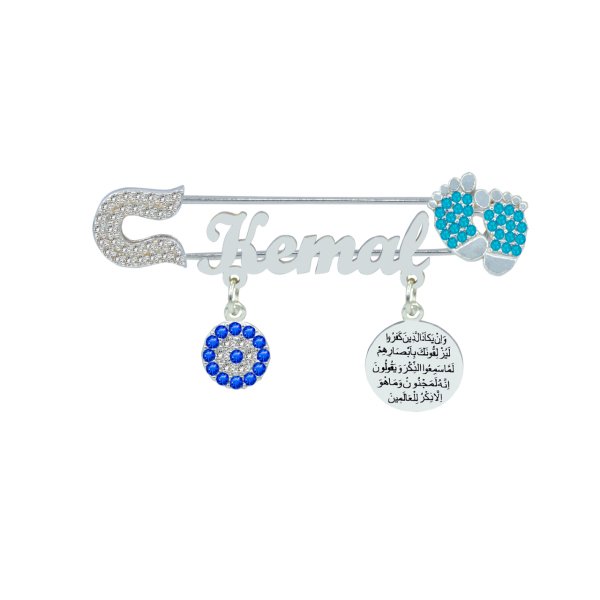 Gümüş İsimli Bebek Çatal İğne