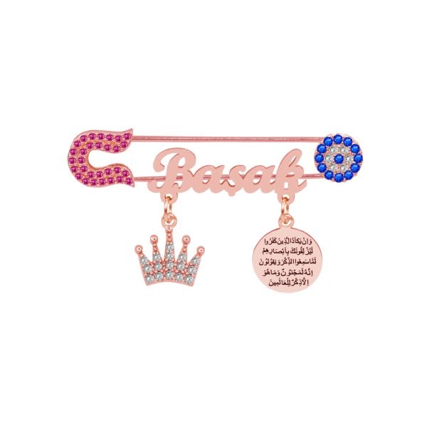 Gümüş Dualı İsimli Bebek Nazar İğne