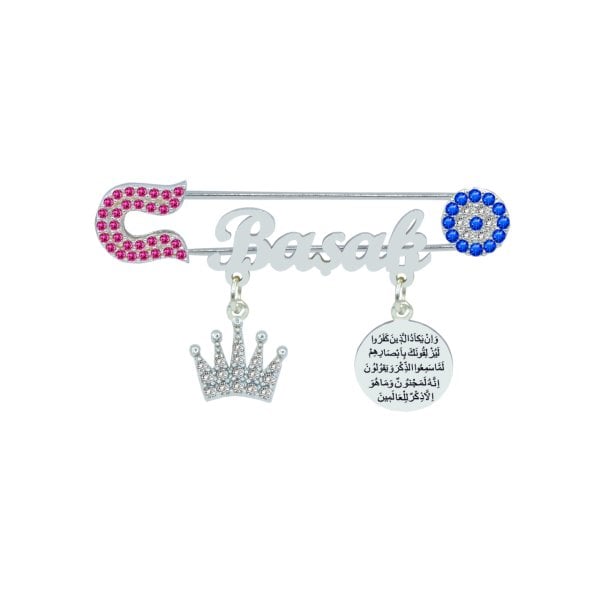 Gümüş Dualı İsimli Bebek Nazar İğne