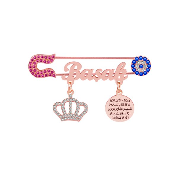 Gümüş Nazarlık İsimli Bebek İğnesi