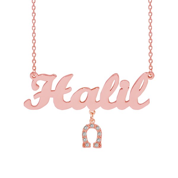 Gümüş Nal Sallantı İsimli Kolye