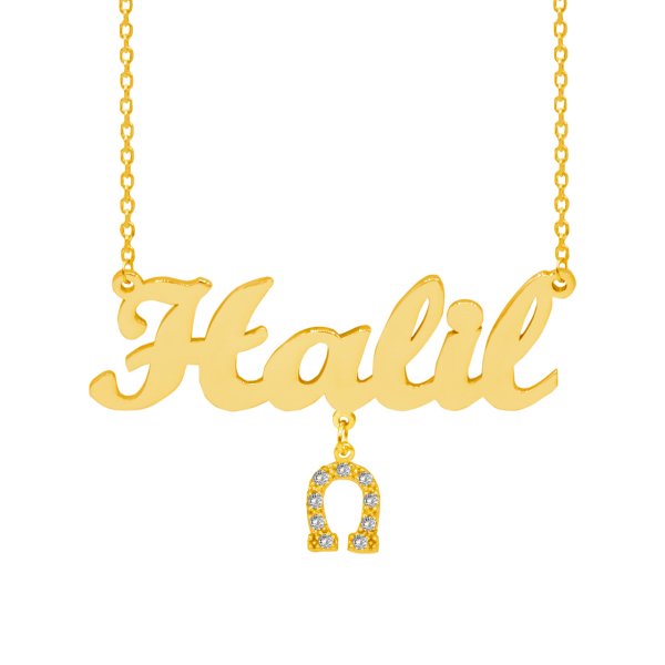 Gümüş Nal Sallantı İsimli Kolye