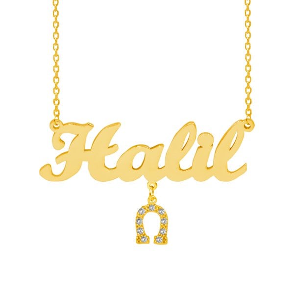 Gümüş Nal Sallantı İsimli Kolye