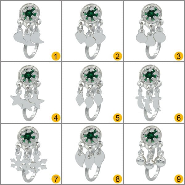Gümüş Pullu Deliksiz Burun Hızma