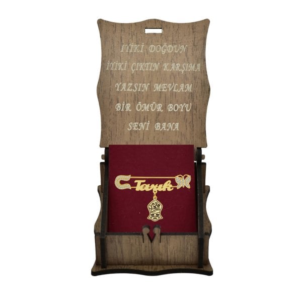 Gümüş Nali Şerif İsimli Bebek Yaka İğne