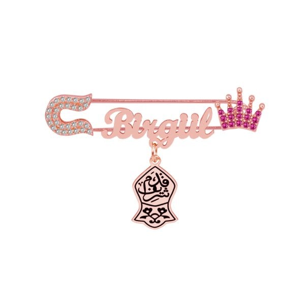 Gümüş Nalı Şerif Bebek Çatal İğne