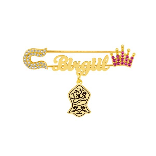 Gümüş Nalı Şerif Bebek Çatal İğne