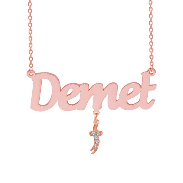 Gümüş Kılıç Zülfikar Sallantılı İsimli Kolye