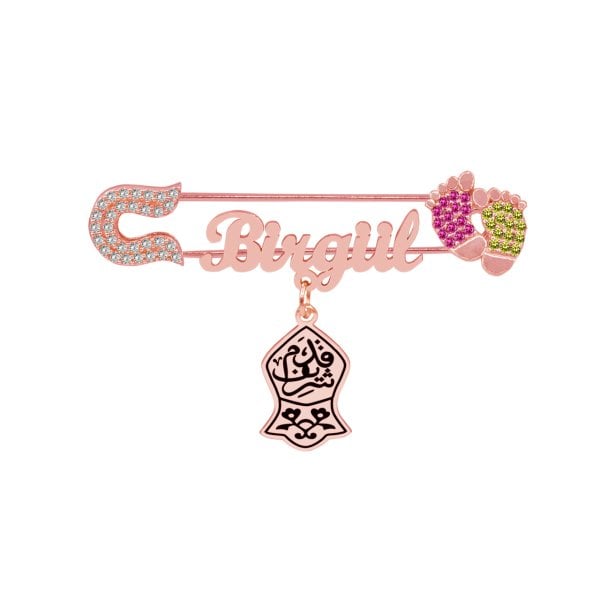 Gümüş Nali Şerif Patikli İsimli Bebek Nazar İğne