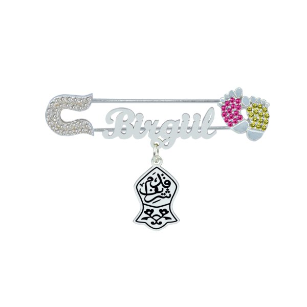 Gümüş Nali Şerif Patikli İsimli Bebek Nazar İğne