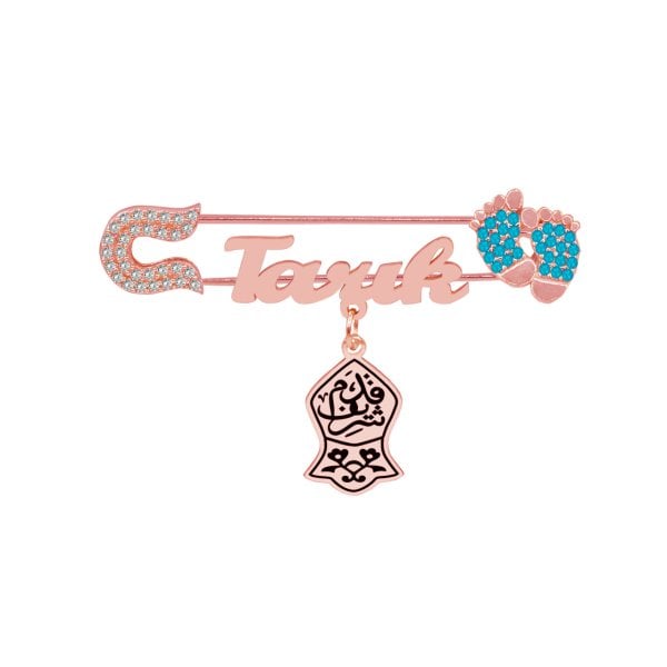 Gümüş Nalı Şerif Patikli İsimli Bebek İğne