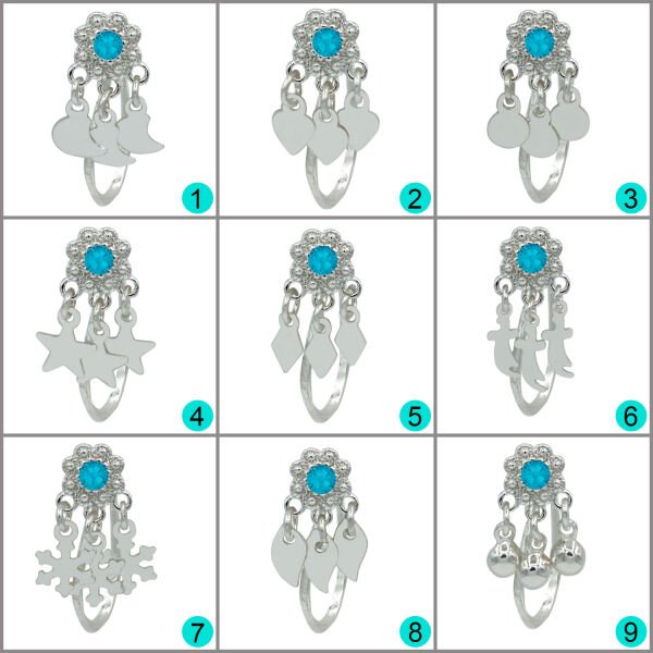 Gümüş Mardin Yöresel Geçmeli Burun Hızma