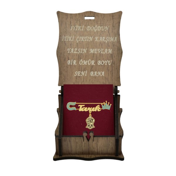 Gümüş Nali Şerif Taçlı İsimli Bebek İğnesi