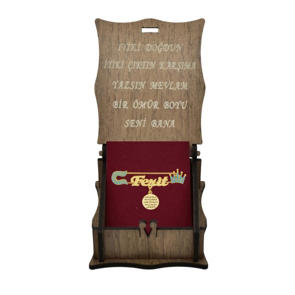 Gümüş Nazar Dualı İsimli Bebek İğne