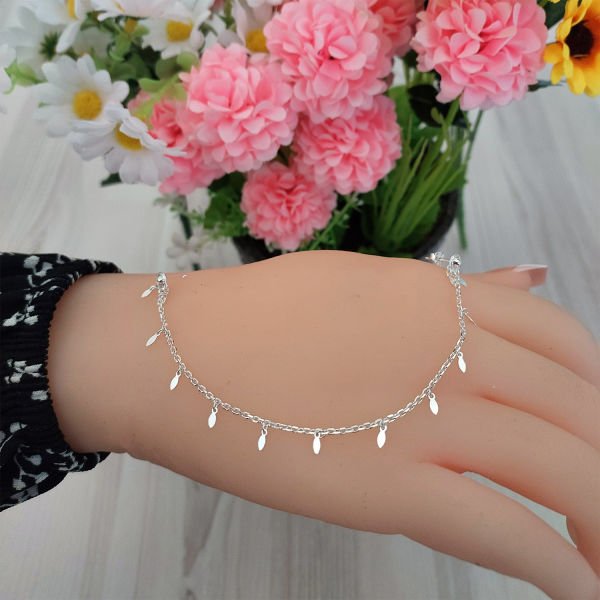 Gümüş Kulaktan Buruna Zincirli Hızma