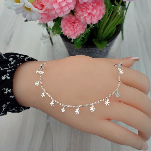 Gümüş Sıkıştırmalı Kulaktan Buruna Hızma