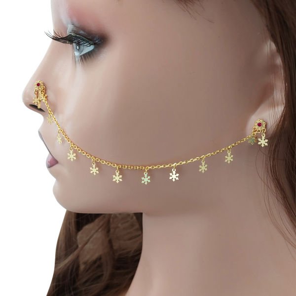 Gümüş Sıkıştırmalı Kulaktan Buruna Hızma