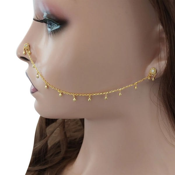 Gümüş Burundan Kulağa Halka Hızma