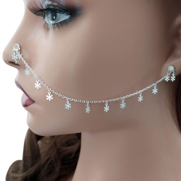 Gümüş Sıkıştırmalı Burundan Kulağa Hızma