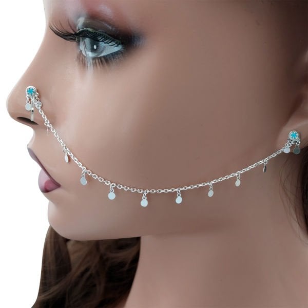 Gümüş Sıkıştırmalı Burundan Kulağa Hızma